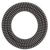 Calex Creations Textiel kabel - Zwart/Wit - 1.5meter